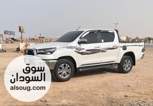 هايلوكس سعودي فرول دبل عالي 2021 اتوماتيك بصمه في بورتسودان