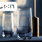 كبابي عصير مخططة طويلة