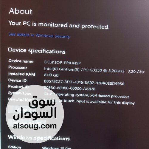 كمبيوتر hp كامل رام 8 هاردسكين 500 / 500 - صورة رقم 3