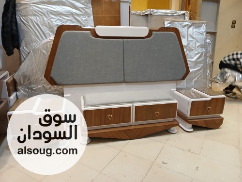 غرفة نوم خشب زان أحمر مستورده جاهزة للاستلام الفوري - صورة رقم 3