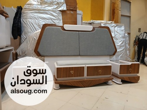 غرفة نوم خشب زان أحمر مستورده جاهزة للاستلام الفوري - صورة رقم 5