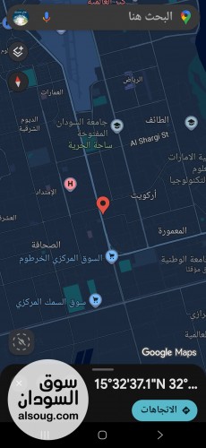 للبيع قطعه ارض استثمارية في الخرطوم اركويت مربع 43 - صورة رقم 2