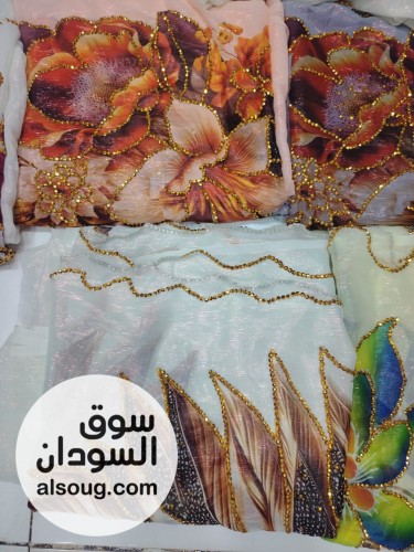 ثياب حرير سلك مشغول - صورة رقم 5
