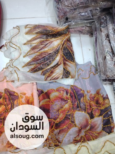 ثياب حرير سلك مشغول - صورة رقم 7