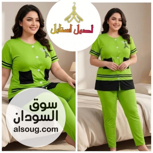 النوع بجامات نسائي فاخر --✅الخامه فنايلي سعودي --ب - صورة رقم 10