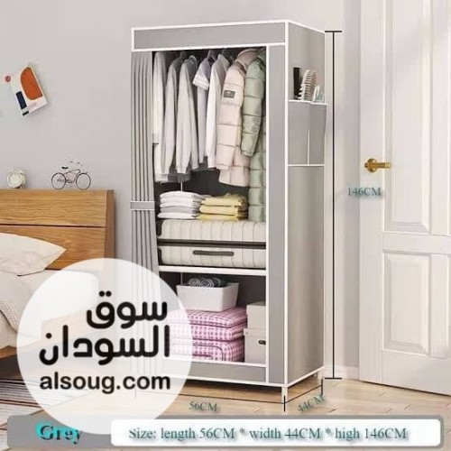 دولاب ترحال مقاس وسط هيكل معدني   - صورة رقم 3