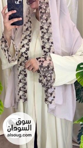 الجديد : عباية راقية بـ كُلفة ضابطة في اليد والطرحة، عشان تظهرك بأجمل - صورة رقم 2