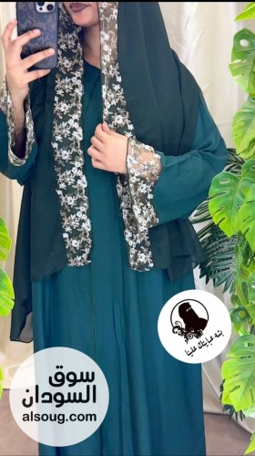 الجديد : عباية راقية بـ كُلفة ضابطة في اليد والطرحة، عشان تظهرك بأجمل - صورة رقم 4