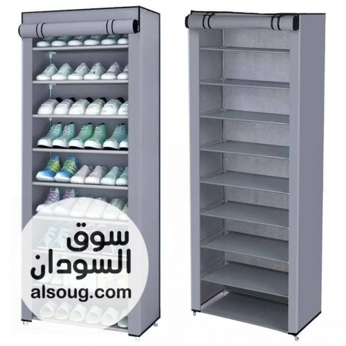 جزامة أحذية 10طوابق معدن    - صورة رقم 1