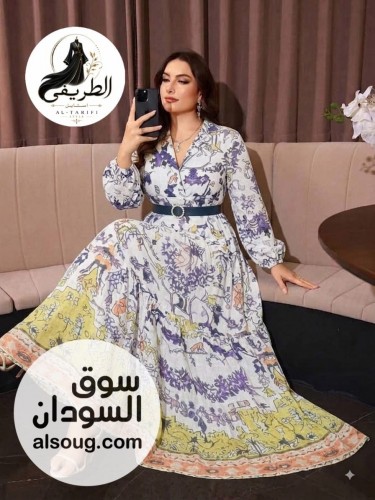 فستان نمري فخم رويال سعودي  - صورة رقم 5