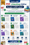 مذكرات وملخصات الصف الثالث متوسط المنهج السوداني pdf