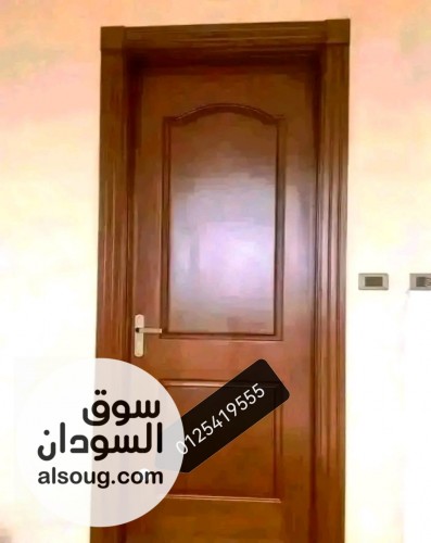 ابواب خشب تركية داخلية معزولة ضد الموية و الرطوبة والتمدد - صورة رقم 2