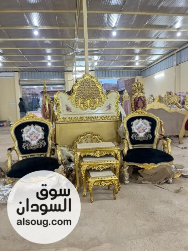 غرف استقبال دمياطي فخمة تشطيب عالي جدا