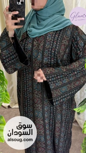 عبايات سعودية الخامة قطن كشميري - صورة رقم 2