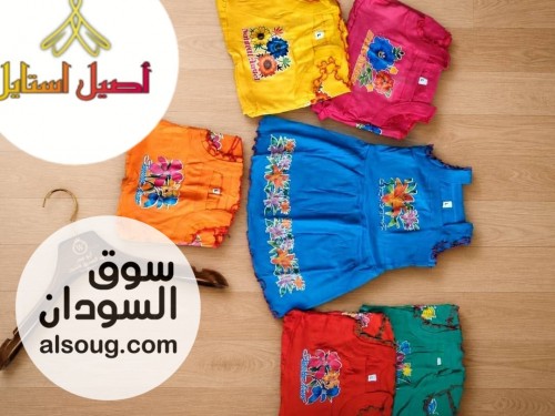 *النوع فستان اطفال مواليد* --*خامه قطن تقيل باردة*--*بلبس من شهور لي س - صورة رقم 3