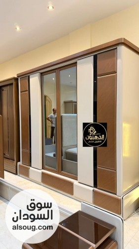 غرف نوم ملكية خشب زان احمر