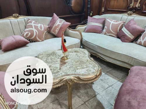 أطقم جلوس فاخرة خشب زان وارد مصر  - صورة رقم 3