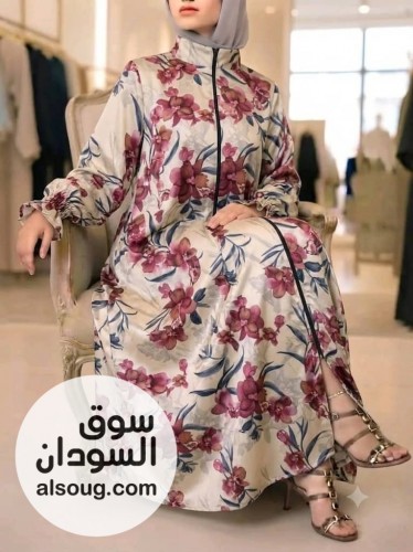 الجديد والحصري --*عبايه +طرحه*-*الخامه تيك توك مخلوط*--*مووهه توميهه - صورة رقم 2
