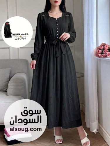 فساتين شيفون خامه ناعمه - صورة رقم 3