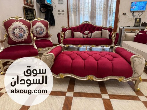 طقم جلوس كنسول دمياط كنبتين وشيزلونغ وتربيزة - صورة رقم 2