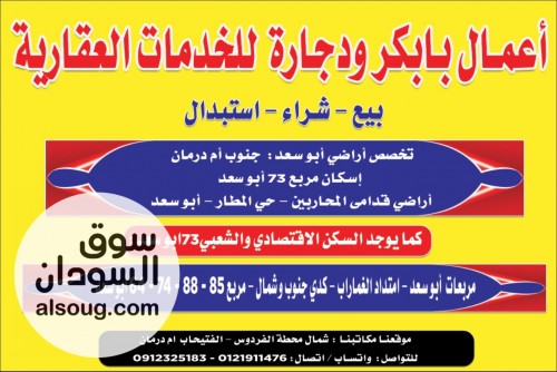 للبيع قطعة سكنية في مدينة ام دمان - صورة رقم 2