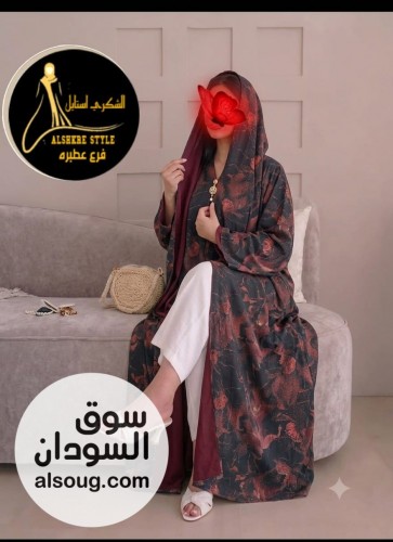 عبايه دبل فيس الخامه شفون فري سايز  - Image # 11