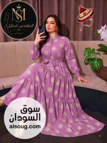  فستان سعودي خامة قوتشي مبطن - Image # 3