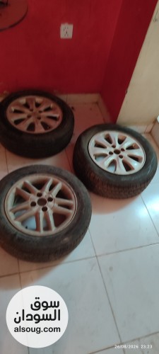 كفرات مع الجنوط للبيع