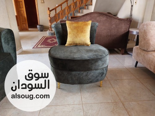 طقم جلوس كنبه وكرسيين - صورة رقم 4