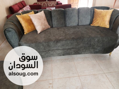 طقم جلوس كنبه وكرسيين - صورة رقم 3