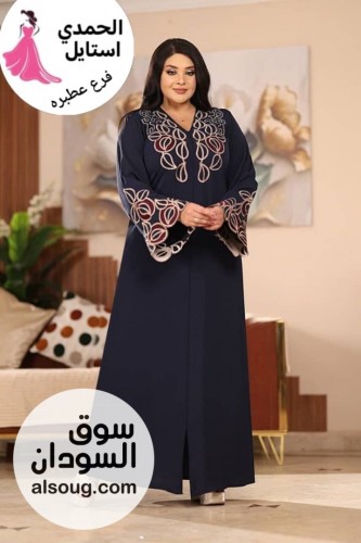 الجديد شديد --عبايه مطرزه --كريب سعودي عالي الجودة--بتلب - Image # 2