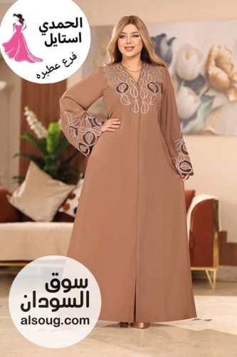 الجديد شديد --عبايه مطرزه --كريب سعودي عالي الجودة--بتلب - Image # 4