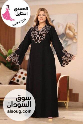 الجديد شديد --عبايه مطرزه --كريب سعودي عالي الجودة--بتلب - Image # 3
