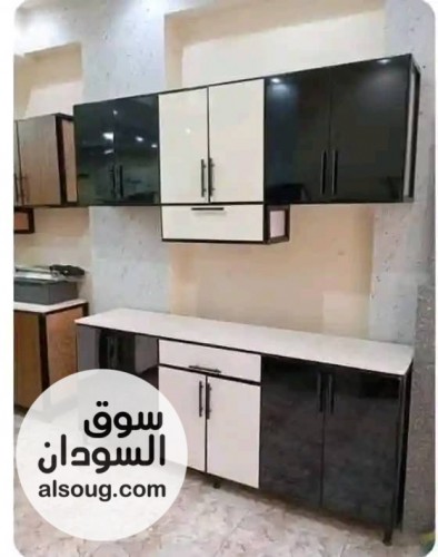 مطابخ المونيوم أنيقة وجميلة المتر كامل بالرخام شبابيك وأبواب ووجهات زج - صورة رقم 2