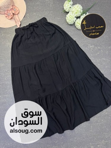 اسكيرت --خامه كتان --بلس من 60 لي 95 كيلو -- - صورة رقم 3