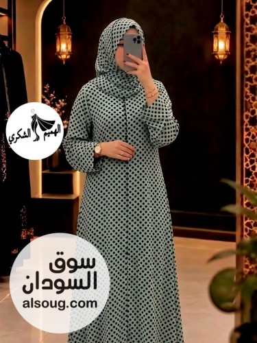 العبايه الترند --شفون دبل فيس --خامه الطرحة شفون--مقاسات 60/58/5 - صورة رقم 1