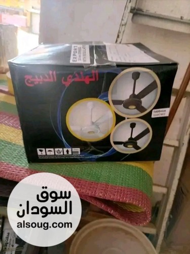 مروحة سقف الدبيج هواء بارد ونقي موتور نحاس قلب كبير - صورة رقم 3