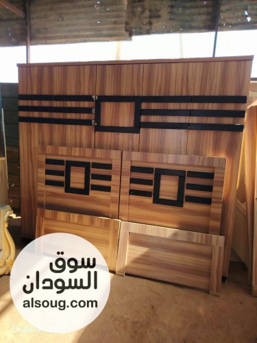 غرفه نوم تركيه تتكون من 5ضلفه وسريرين