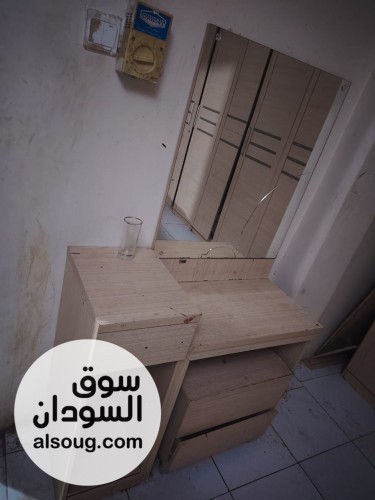 غرفة مستورد-خشب متين-تتكون من :-- دولاب 6ضلف واسع-- سرير دبل مع المرتب - صورة رقم 2