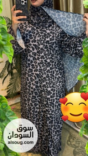 العبايه الترند --الخامه حرير &hearts;️ --عبايه + طرحه + حزام &hearts;️---خامه الطر - صورة رقم 4