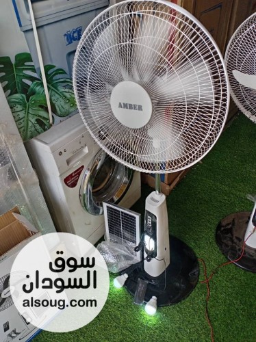مروحه امبر ١٨ بوصه شحن بالوح طاقه-بطاريه ١٢فوت ٧ امبر-السعر ٦٣٠ بدلا ع - Image # 2
