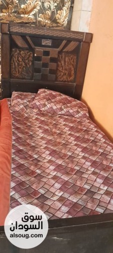 جوز سراير عرض ١٠٠ خشب مضغوط ملل حديد منسوج الحبل -المكان امدرمان الاس - صورة رقم 2
