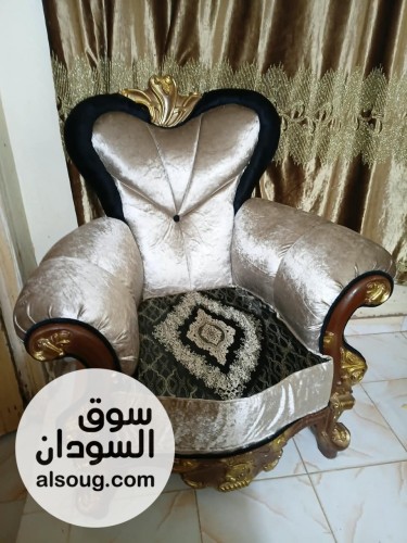طقم زان فاخر كنبتين وكرسيين مطلوب4500- المكان بري - صورة رقم 2