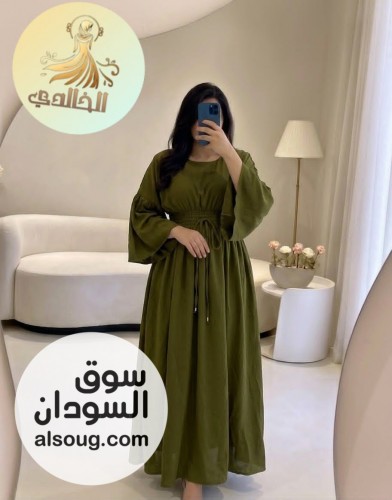 ✅ جدييييد -✅ الخامة كريب بدرة فاخر -✅ مقاس فري سايس من وزن 60_90-✅ الس - صورة رقم 9