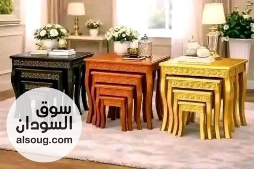 افخم انواع الترابيز من خشب الشنط - صورة رقم 6