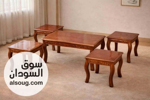 افخم انواع الترابيز من خشب الشنط - صورة رقم 8