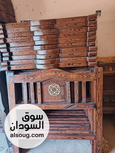 سراير خشب سنط عرض ١٠٠ جديييييدة من الورشة توصيل مجاني الخرطوم بحري ام - صورة رقم 13