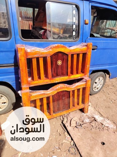 سراير خشب سنط عرض ١٠٠ جديييييدة من الورشة توصيل مجاني الخرطوم بحري ام - صورة رقم 11