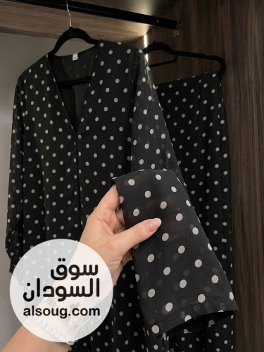 *الموديل : عبايه كباسيل + طرحه*-- *الخامه : شفون دبل فيس*❤️ - صورة رقم 3