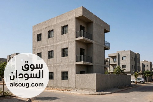 عمارة مؤسسة 3 طوابق مبنية طابقين وأعمدة التالت